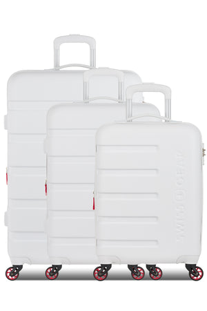 SWISSGEAR Signature 3-Piece Spinner Set in White
