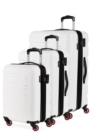 SWISSGEAR Modern Traveler Bundle in White/Black/Grey