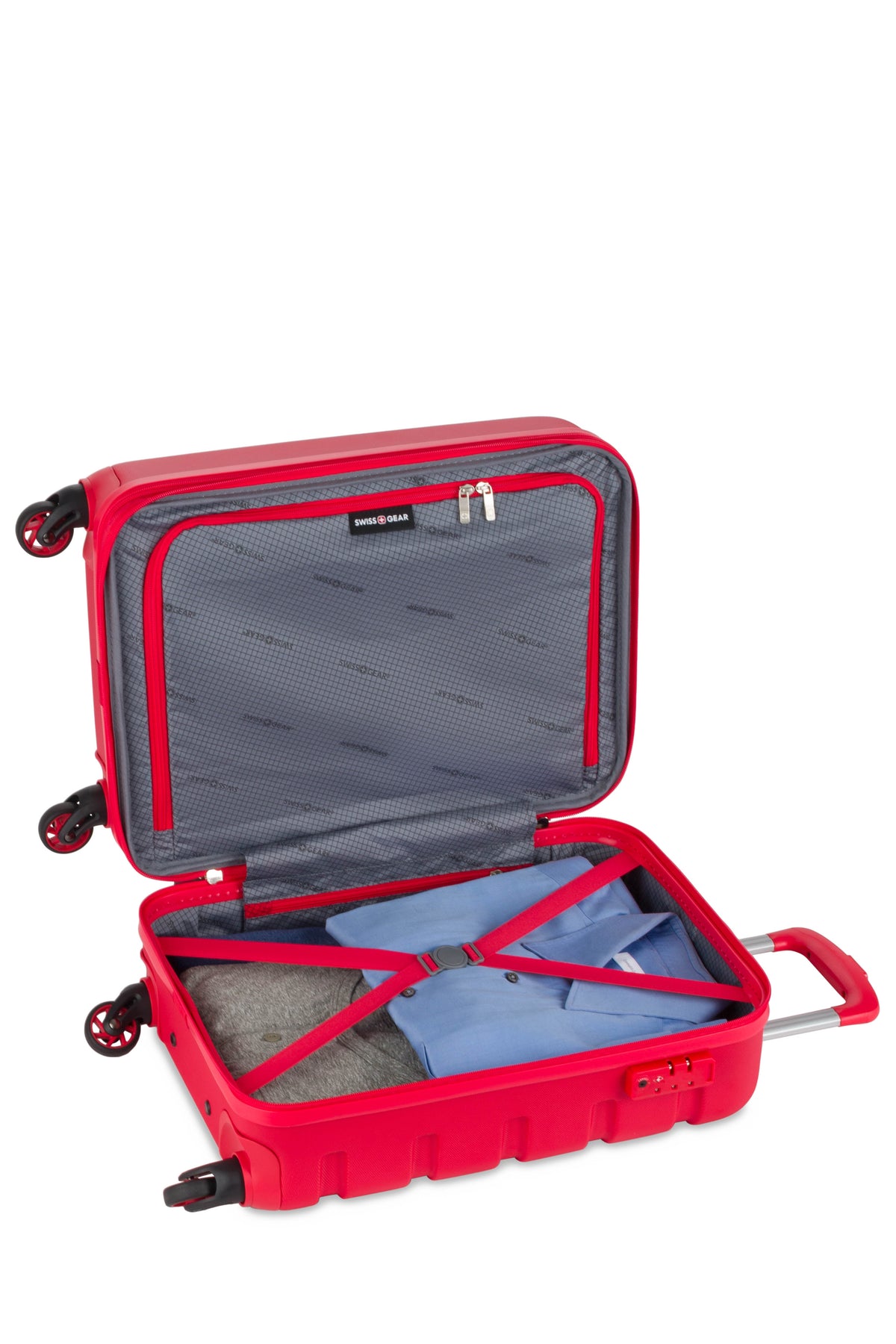 SWISSGEAR Signature Carry-On Spinner - Red - 05