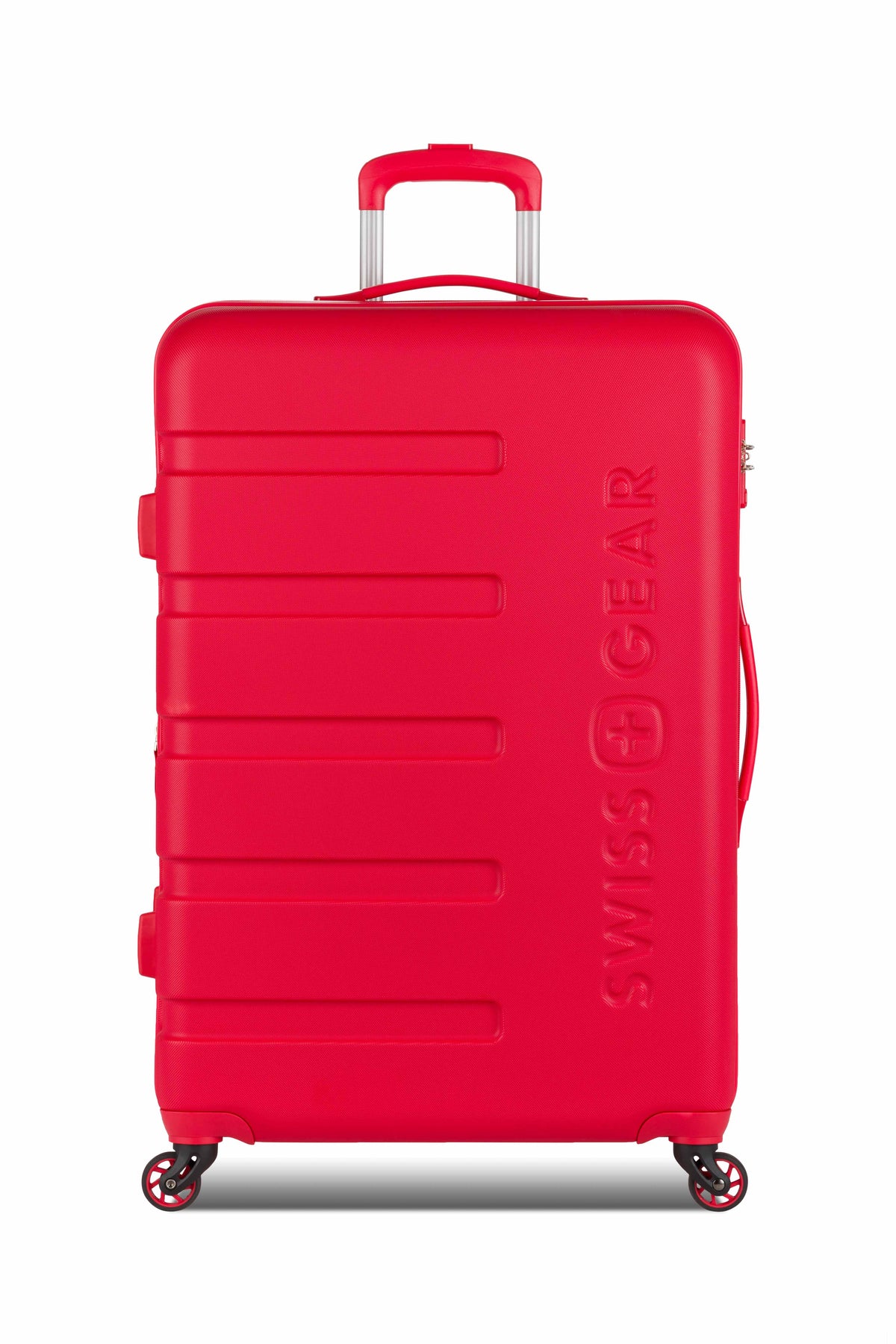 SWISSGEAR Signature Large Checked Spinner - Red - 03