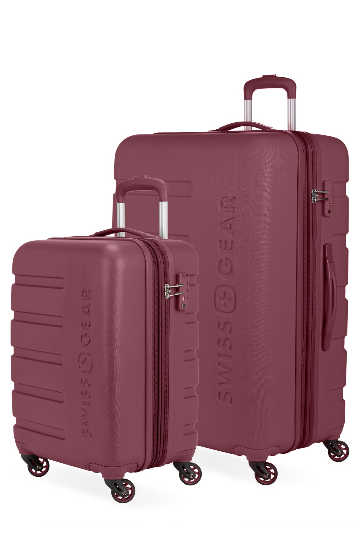 SWISSGEAR Signature 2-Piece Spinner Set - Merlot Red - 01