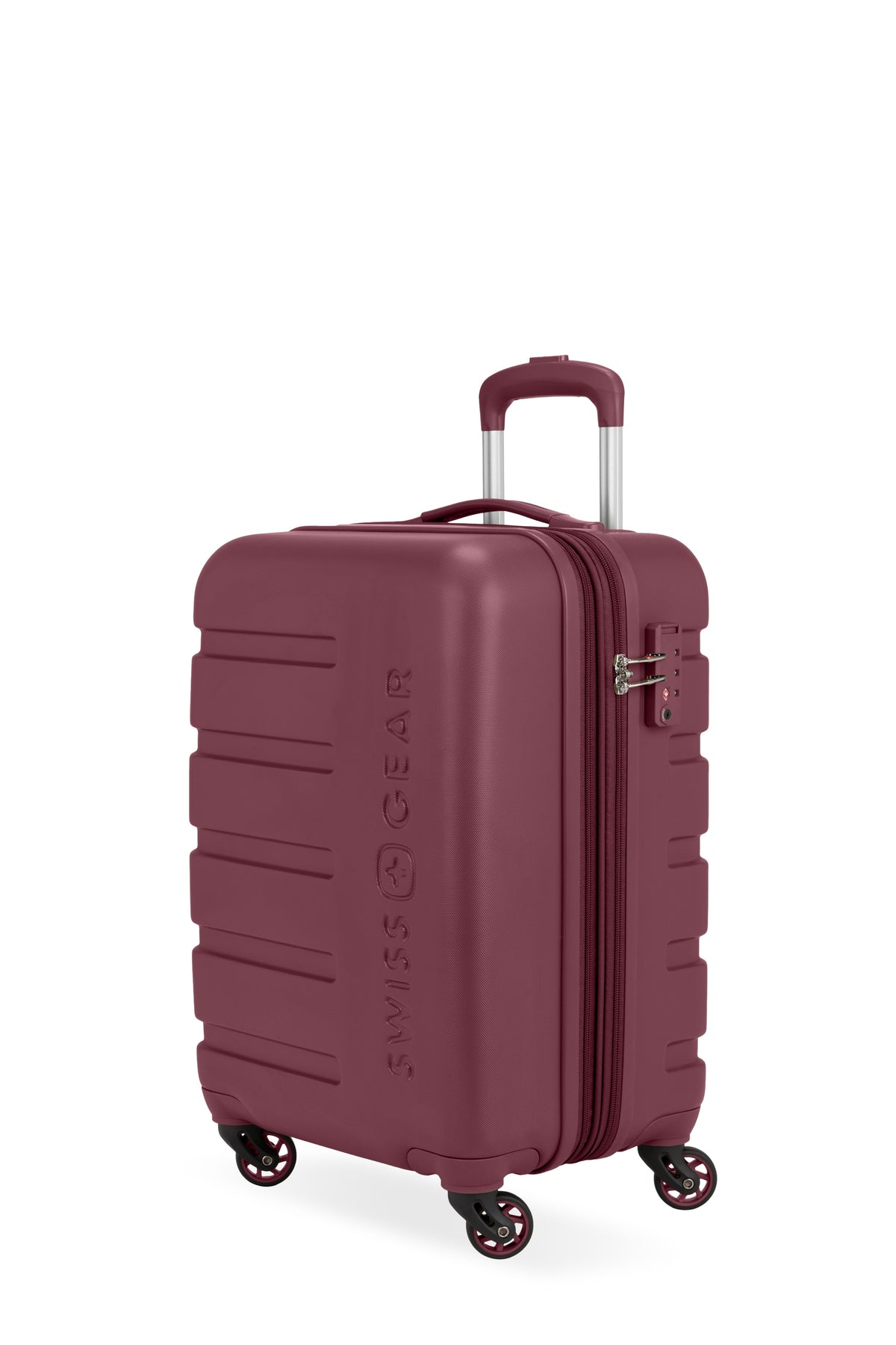 SWISSGEAR Signature Carry-On Spinner - Merlot Red - 01