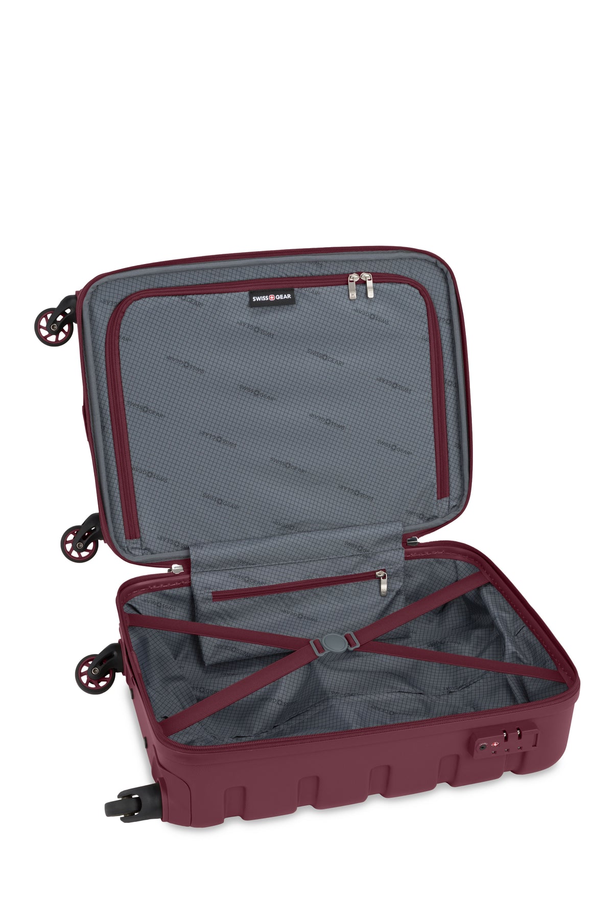 SWISSGEAR Signature Carry-On Spinner - Merlot Red - 04