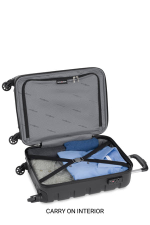 SWISSGEAR Signature 2-Piece Spinner Set in Black