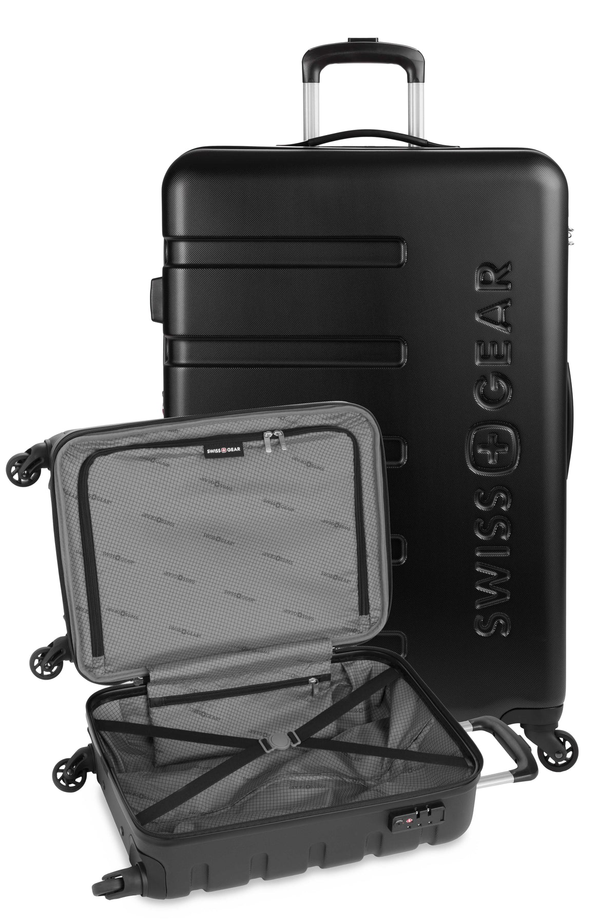 SWISSGEAR Signature 2-Piece Spinner Set - Black - 13