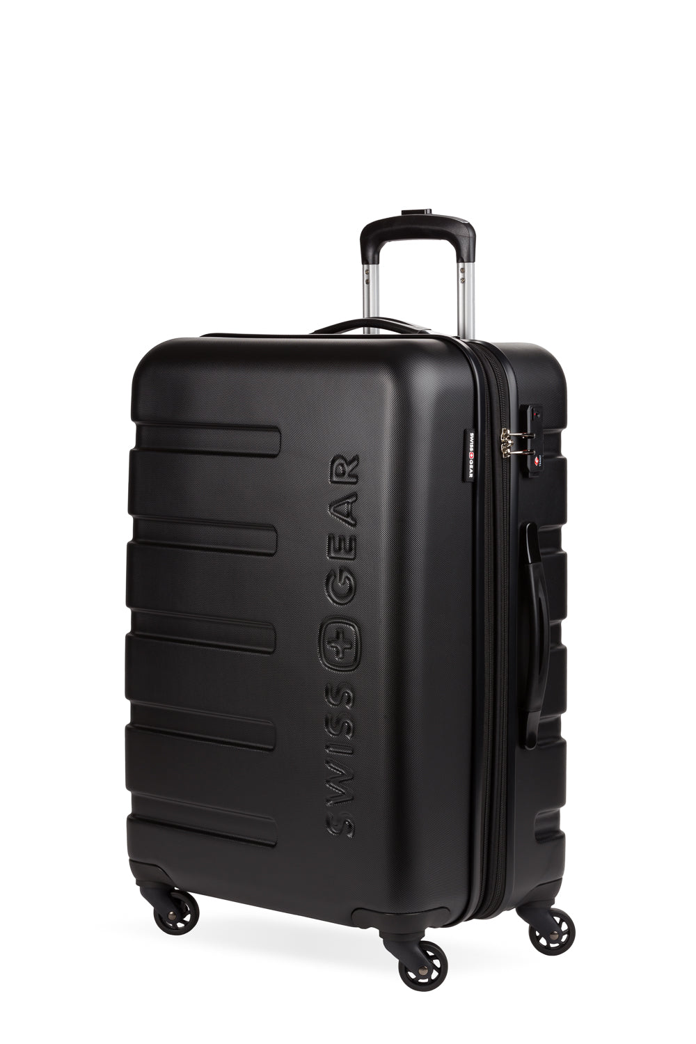 SWISSGEAR Signature Medium Checked Spinner - Black - 01