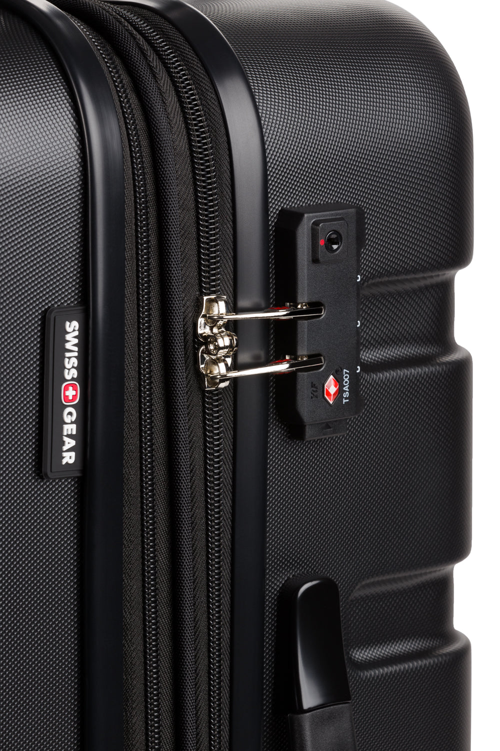 SWISSGEAR Signature Medium Checked Spinner - Black - 08