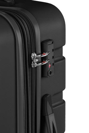 SWISSGEAR Signature Medium Checked Spinner in Limited Edition Black