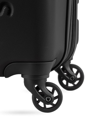 SWISSGEAR Signature Medium Checked Spinner in Limited Edition Black