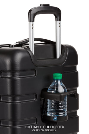 SWISSGEAR 7366 Expandable 3pc Hardside Luggage Set - Foldable cup holder