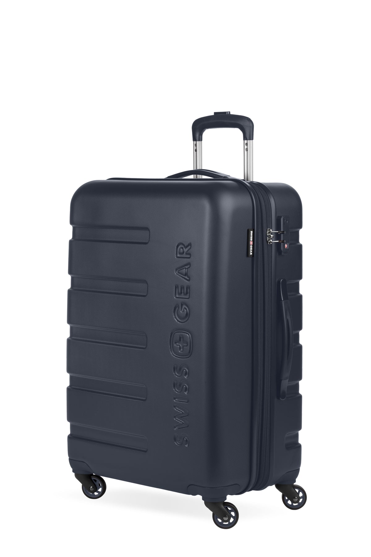 SWISSGEAR Signature Medium Checked Spinner - Navy - 01