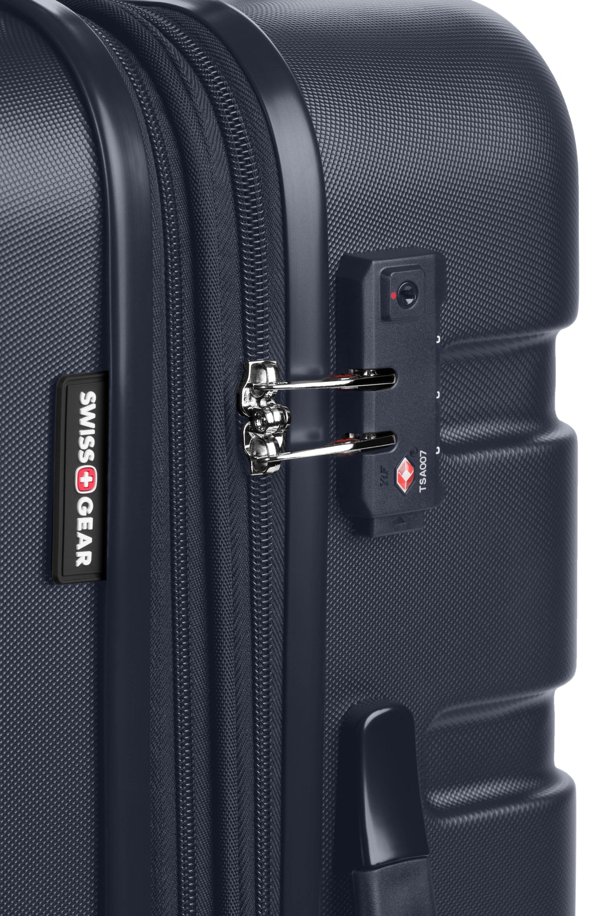 SWISSGEAR Signature Medium Checked Spinner - Navy - 09