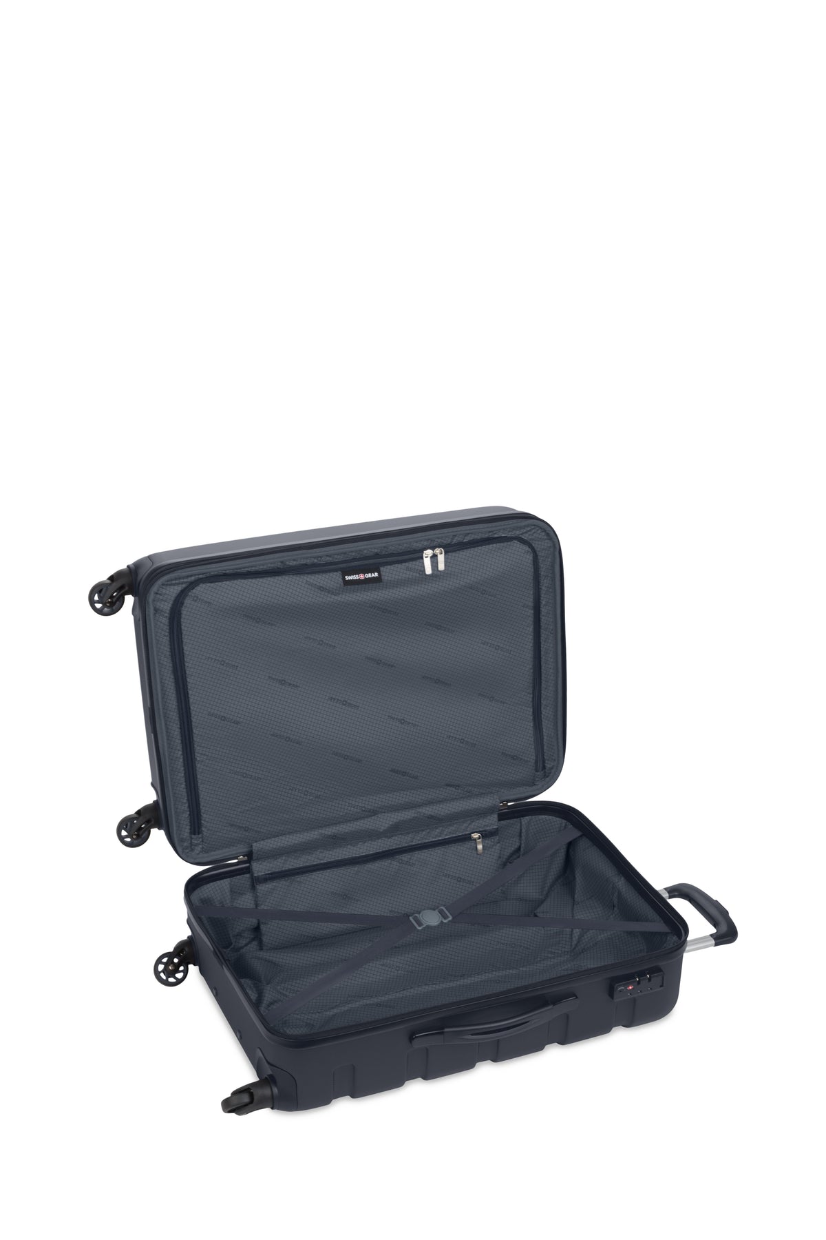 SWISSGEAR Signature Medium Checked Spinner - Navy - 11