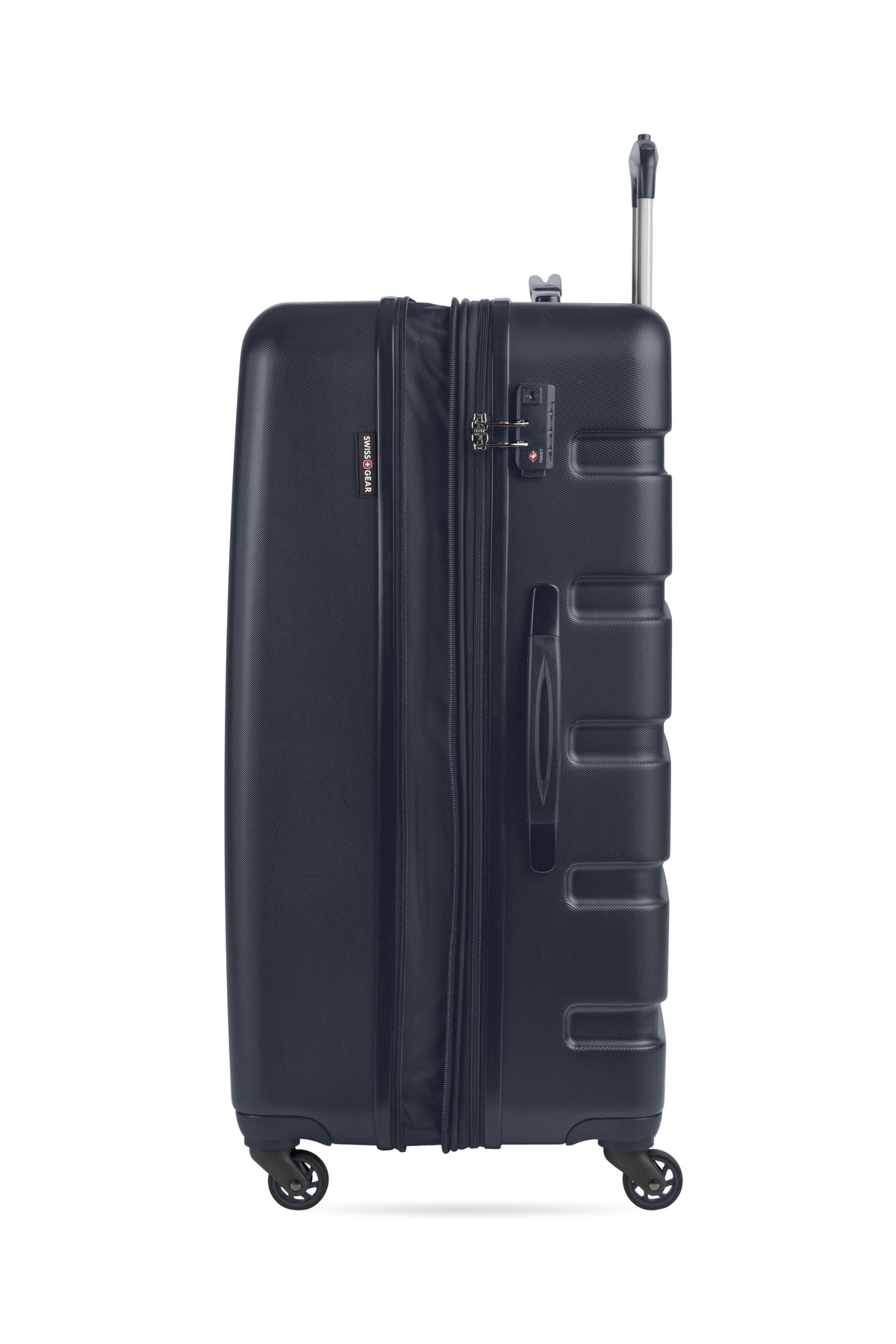 SWISSGEAR Signature Large Checked Spinner - Navy - 05