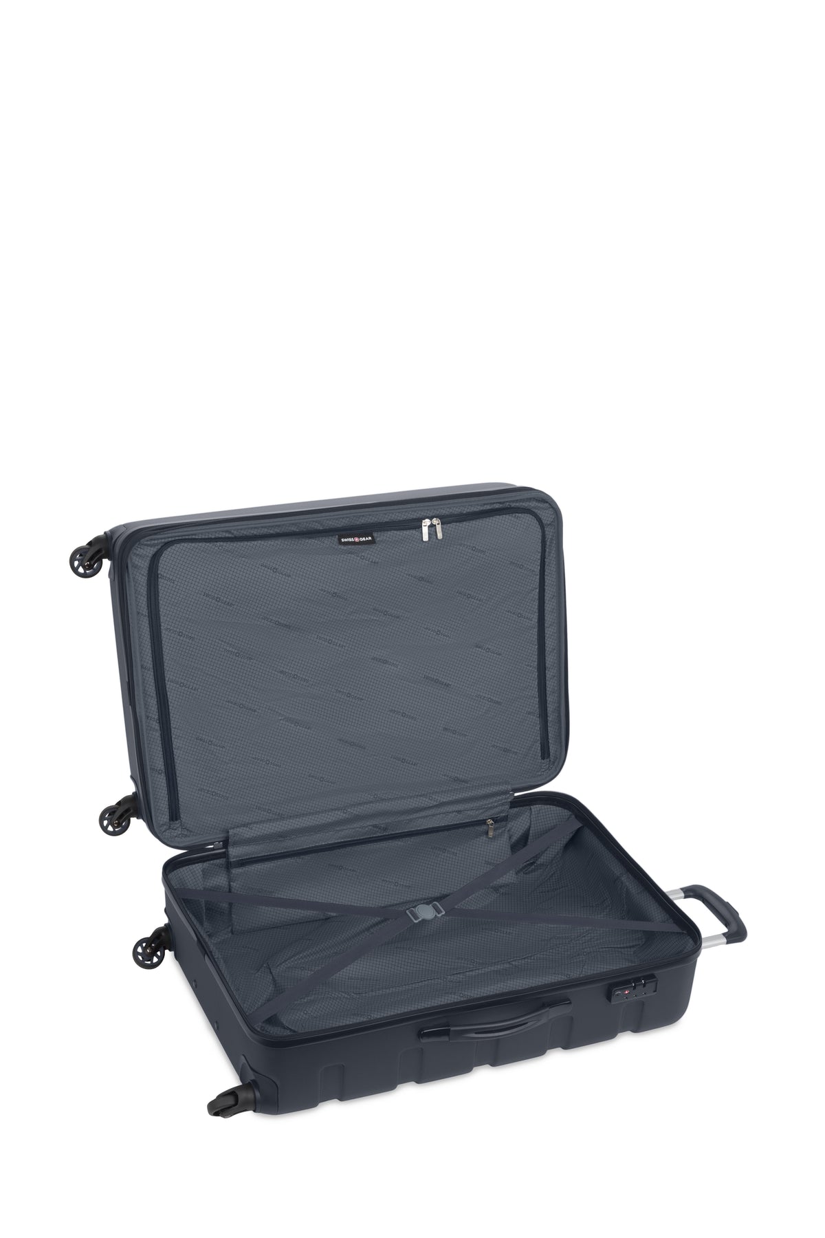 SWISSGEAR Signature Large Checked Spinner - Navy - 11