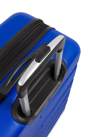 Swissgear 7366 Expandable 3pc Hardside Luggage Set - push-button aluminum locking telescopic handle