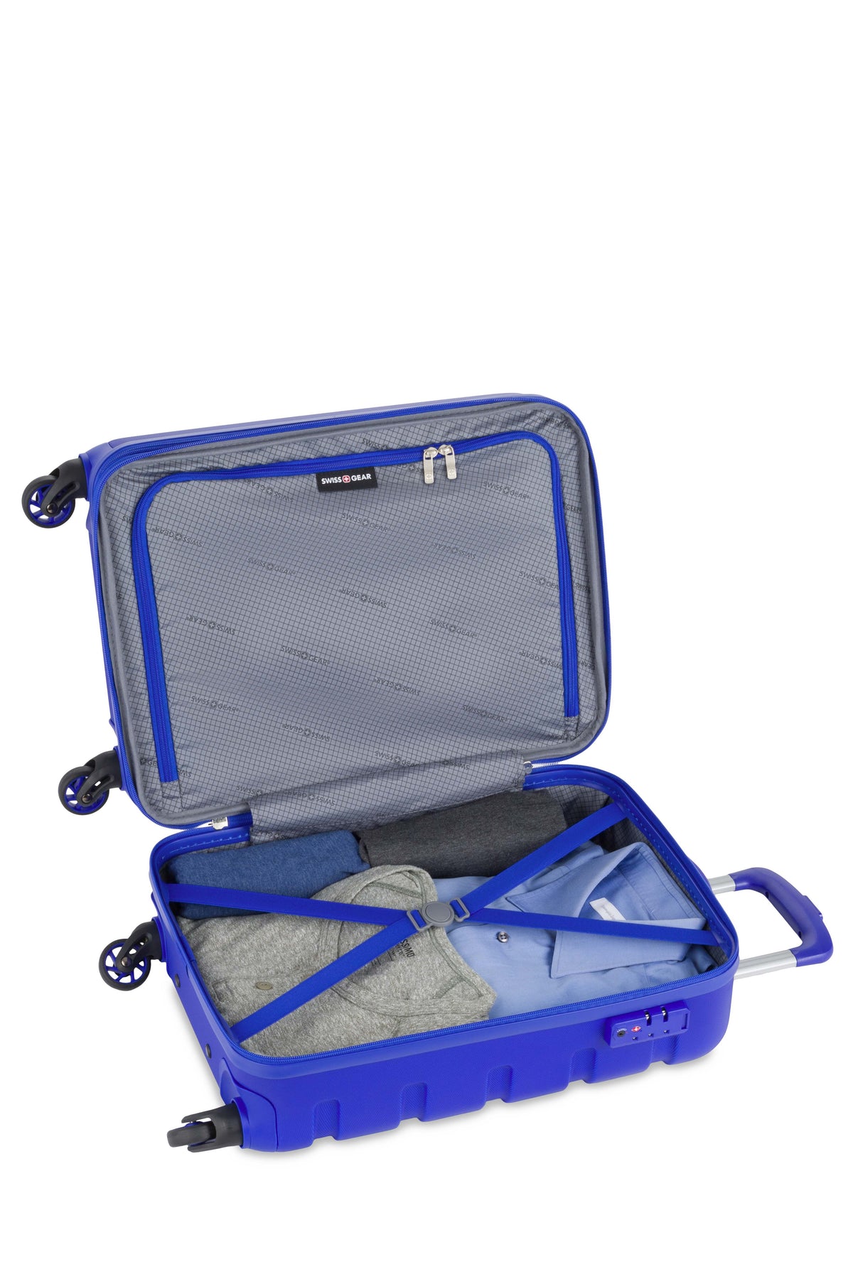 SWISSGEAR Signature Carry-On Spinner - Cobalt Blue - 05