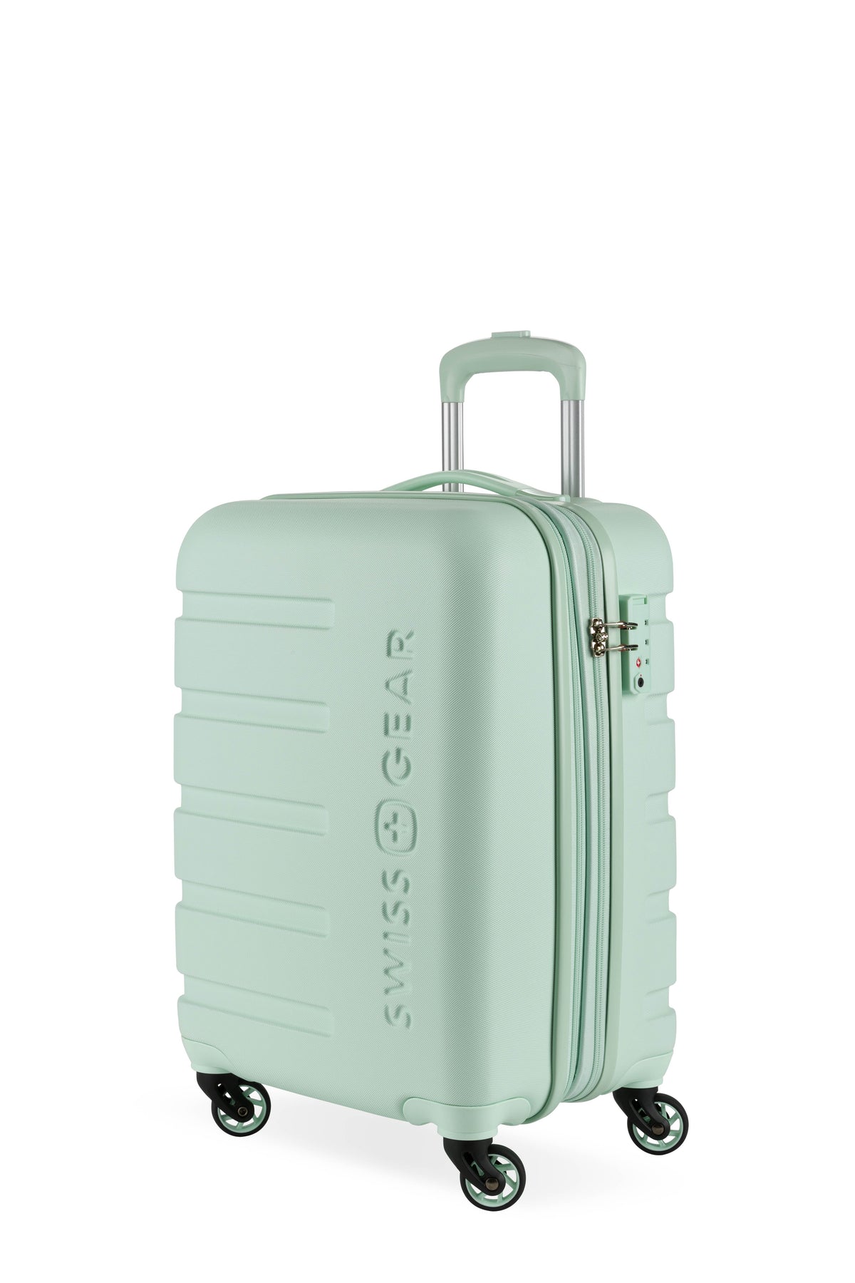 SWISSGEAR Signature Carry-On Spinner - Clearly Aqua - 01