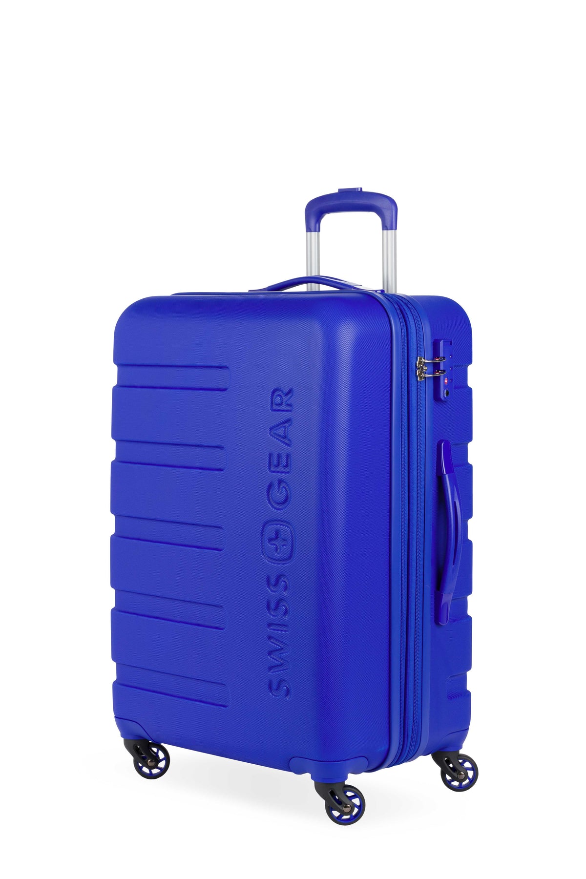 SWISSGEAR Signature Medium Checked Spinner - Cobalt Blue - 01