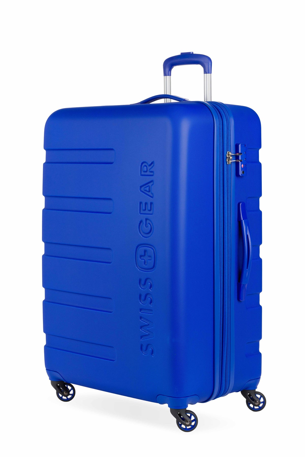 SWISSGEAR Signature Large Checked Spinner - Cobalt Blue - 01