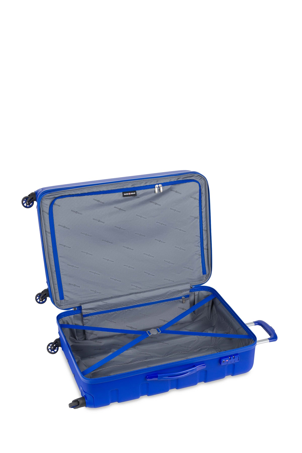 SWISSGEAR Signature Large Checked Spinner - Cobalt Blue - 04