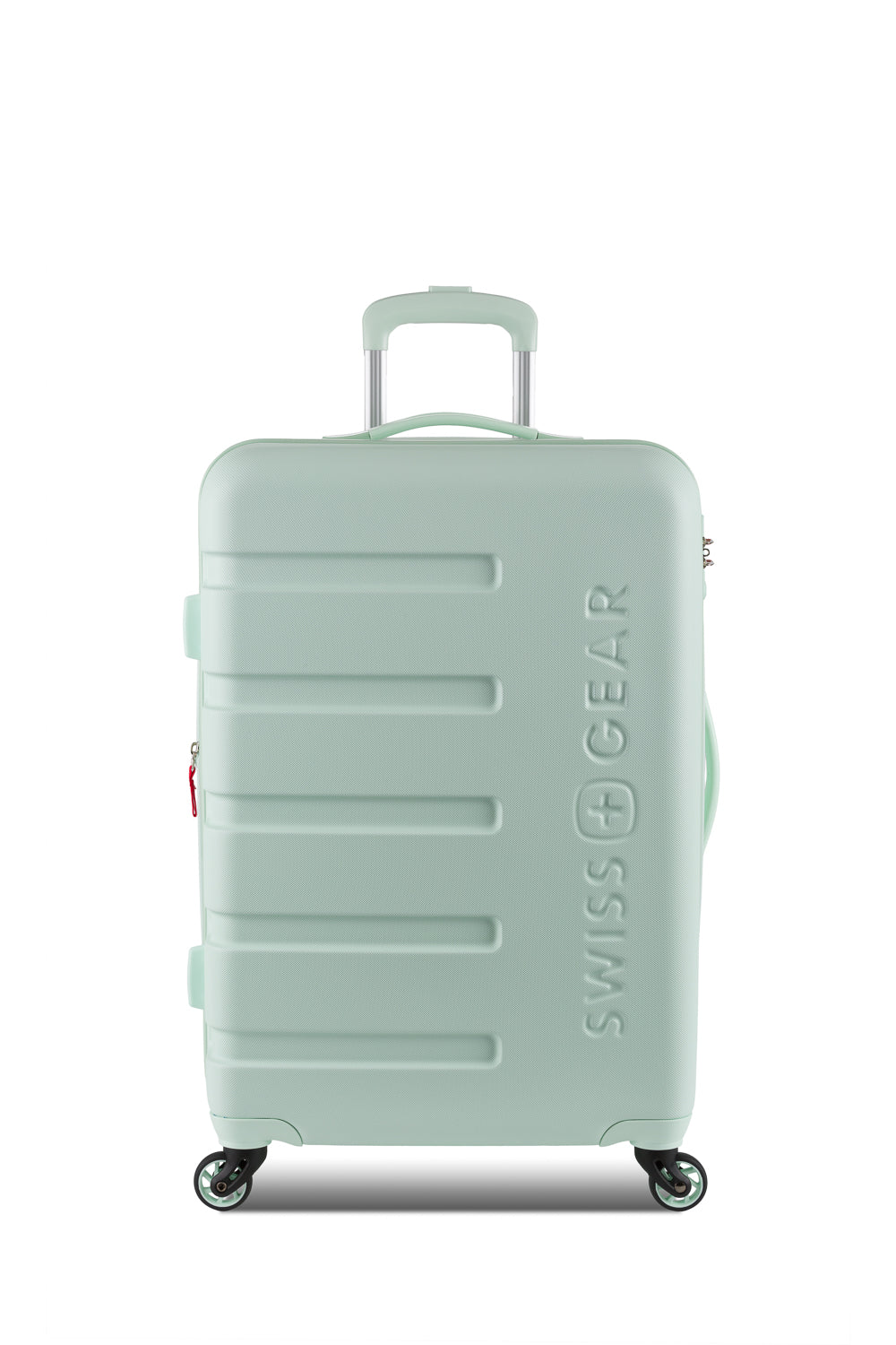 SWISSGEAR Signature Medium Checked Spinner - Clearly Aqua - 03