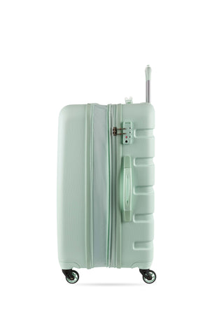 SWISSGEAR Modern Traveler Medium Checked Bundle in Clearly Aqua/Black/Grey