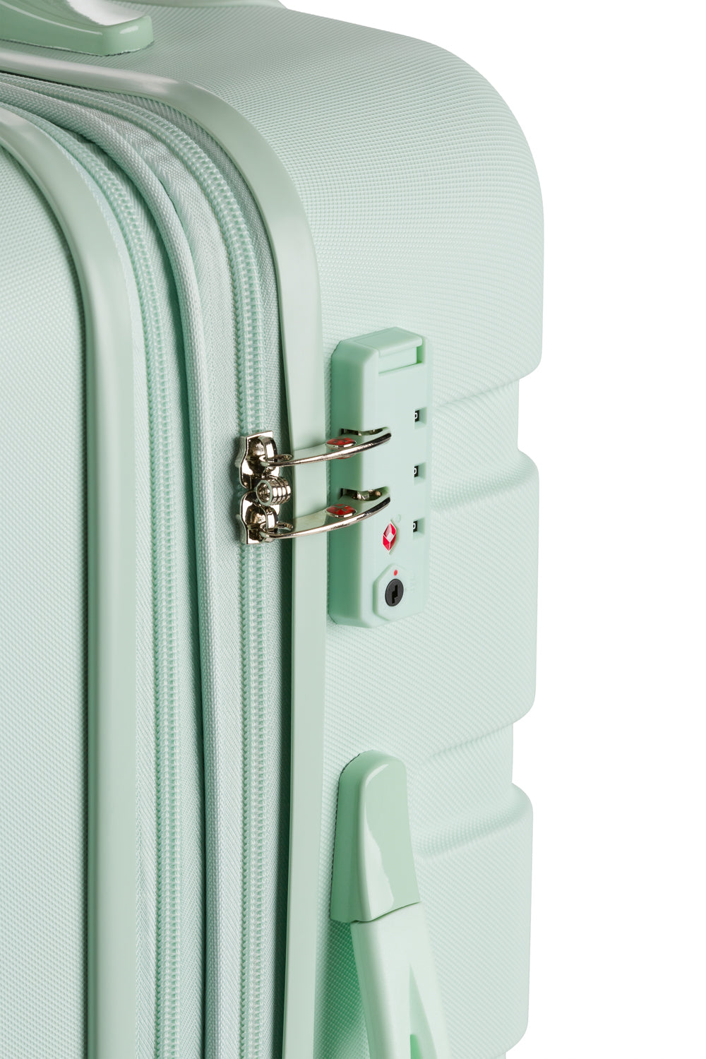 SWISSGEAR Signature Medium Checked Spinner - Clearly Aqua - 07