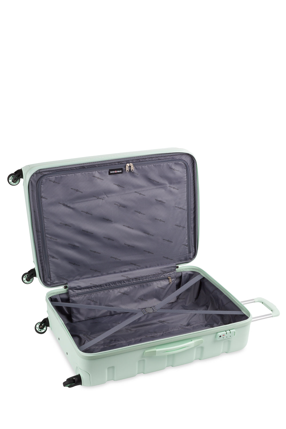 SWISSGEAR Signature Large Checked Spinner - Clearly Aqua - 09