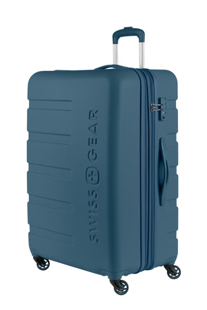 SWISSGEAR Signature Large Checked Spinner in Atlas Blue