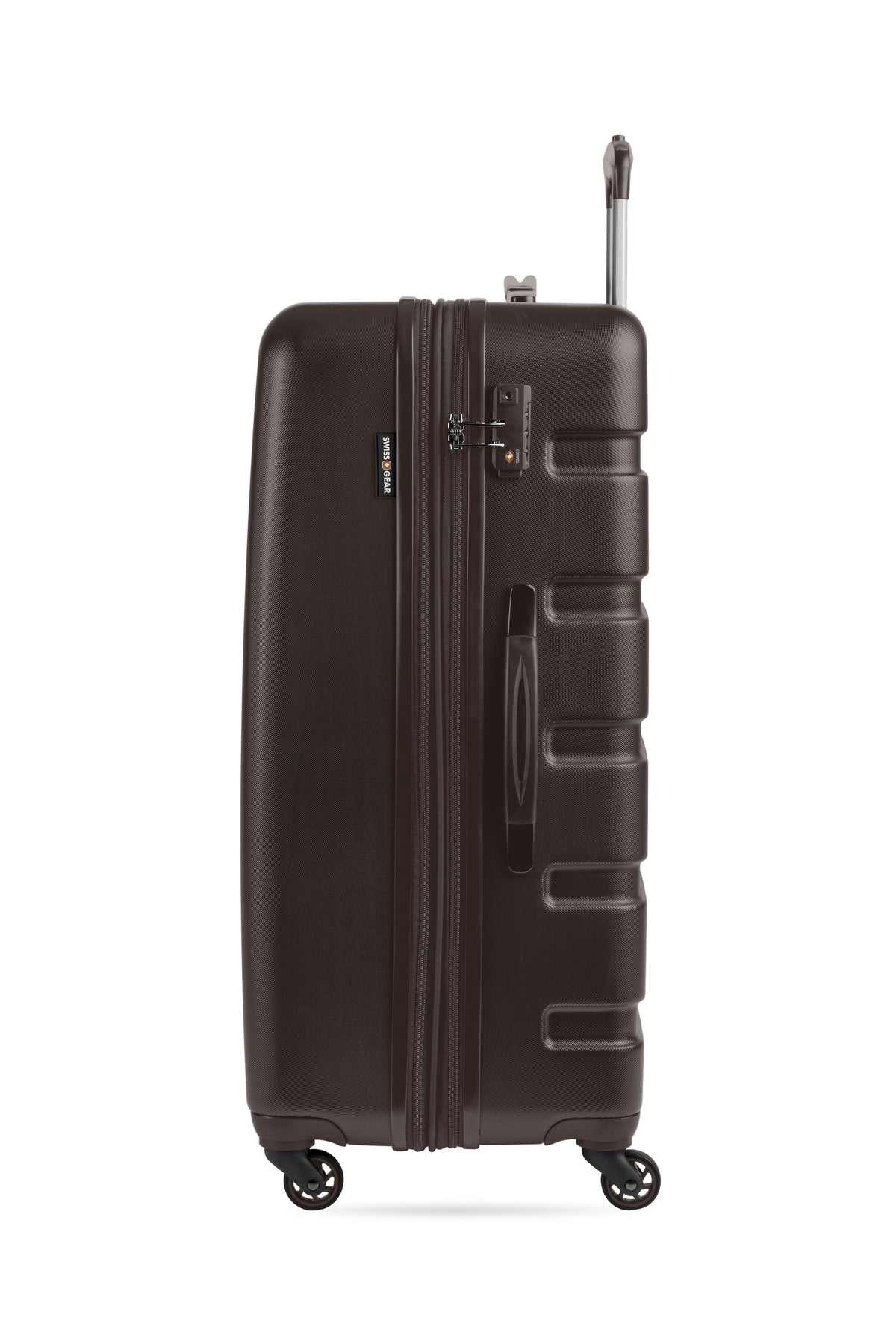SWISSGEAR Signature Large Checked Spinner - Chocolate - 06