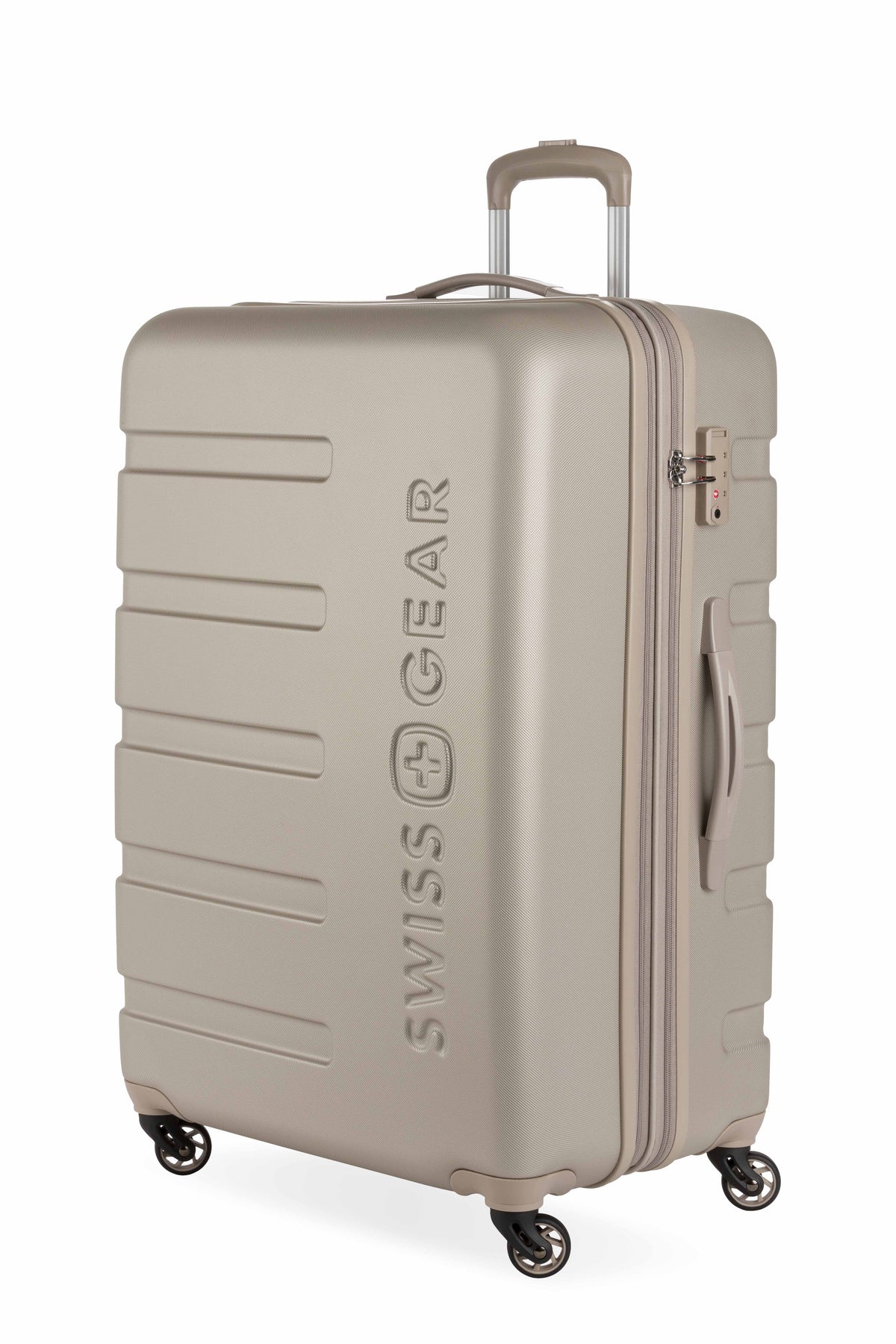 SWISSGEAR Signature Large Checked Spinner - Sand - 01