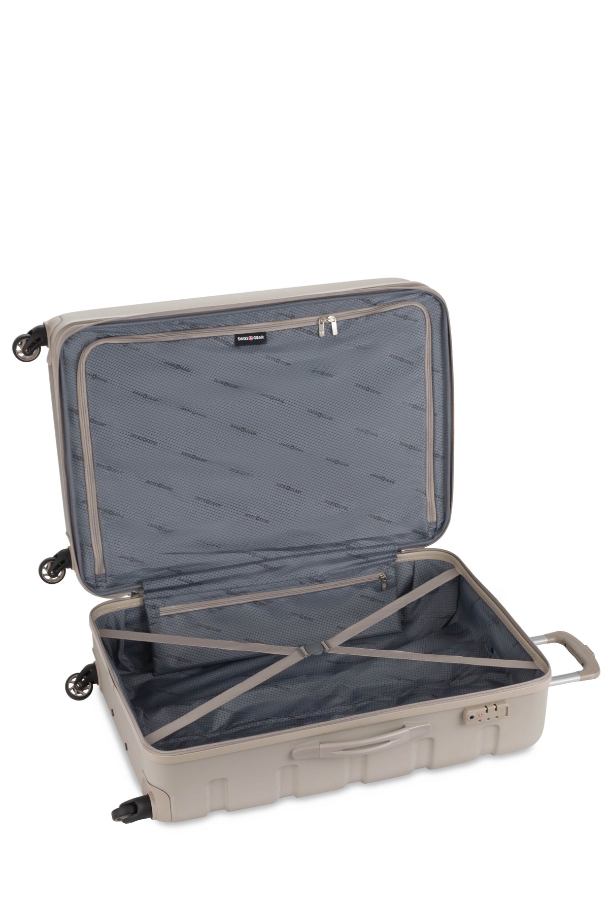 SWISSGEAR Signature Large Checked Spinner - Sand - 04