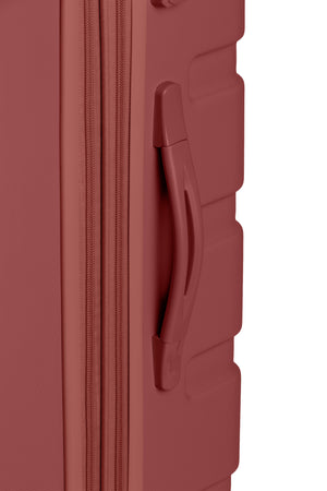 SWISSGEAR Signature Large Checked Spinner in Cinnamon Brown