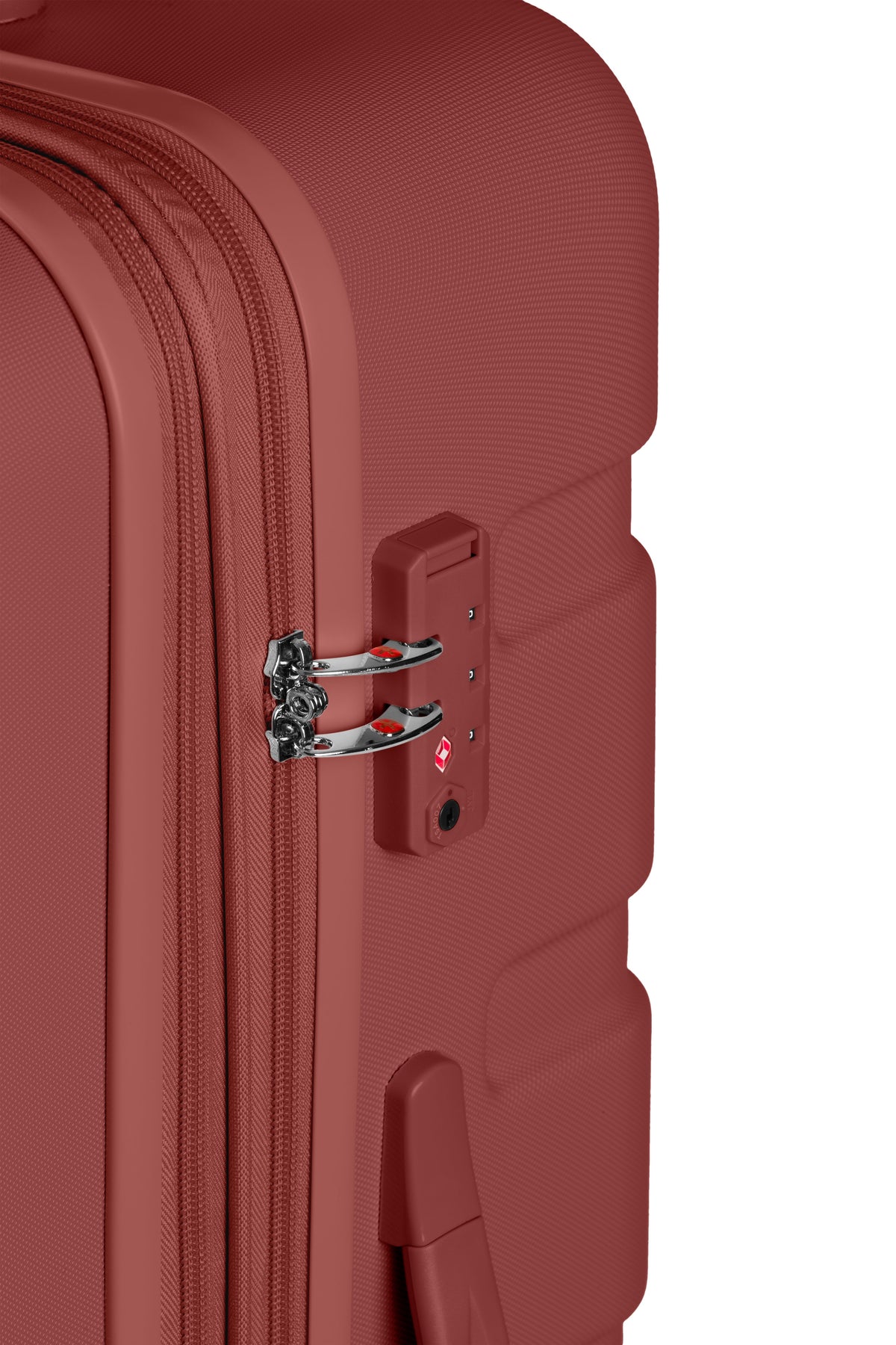 SWISSGEAR Signature Large Checked Spinner - Cinnamon Brown - 08