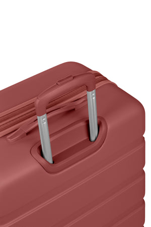 SWISSGEAR Signature Large Checked Spinner in Cinnamon Brown