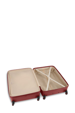 SWISSGEAR Signature Large Checked Spinner in Cinnamon Brown