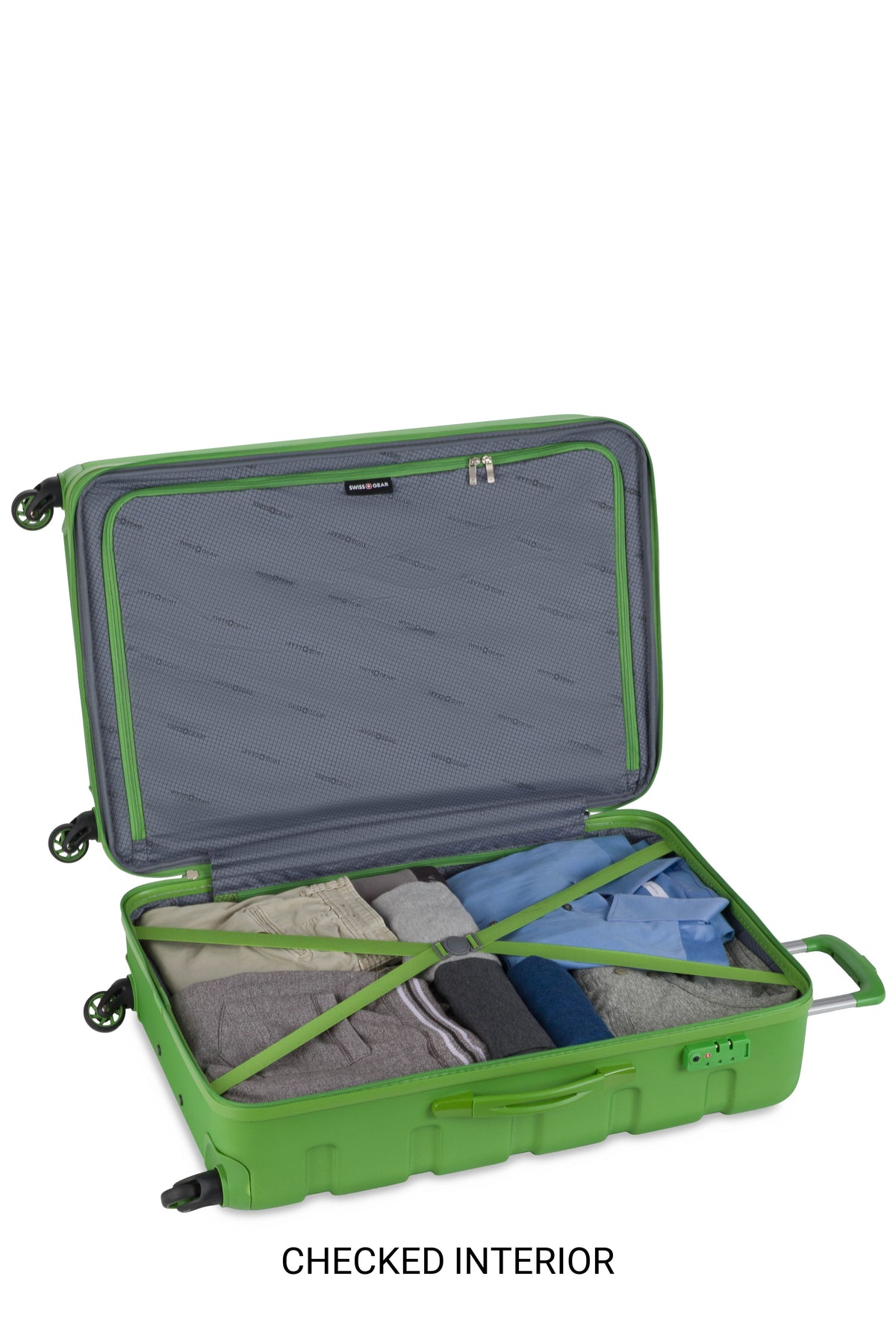 SWISSGEAR Signature 2-Piece Spinner Set - Lime Green - 05