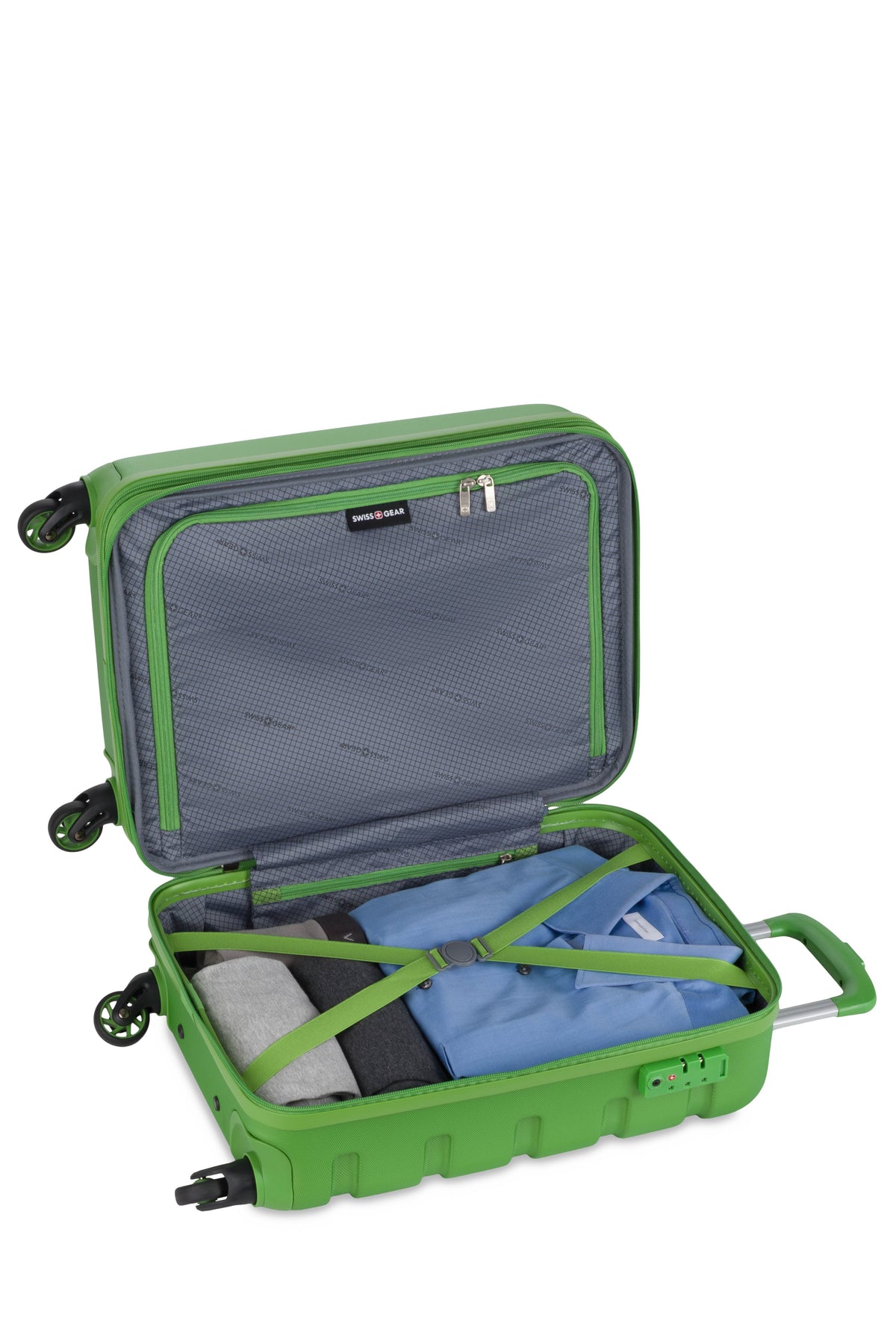 SWISSGEAR Signature Carry-On Spinner - Lime Green - 05