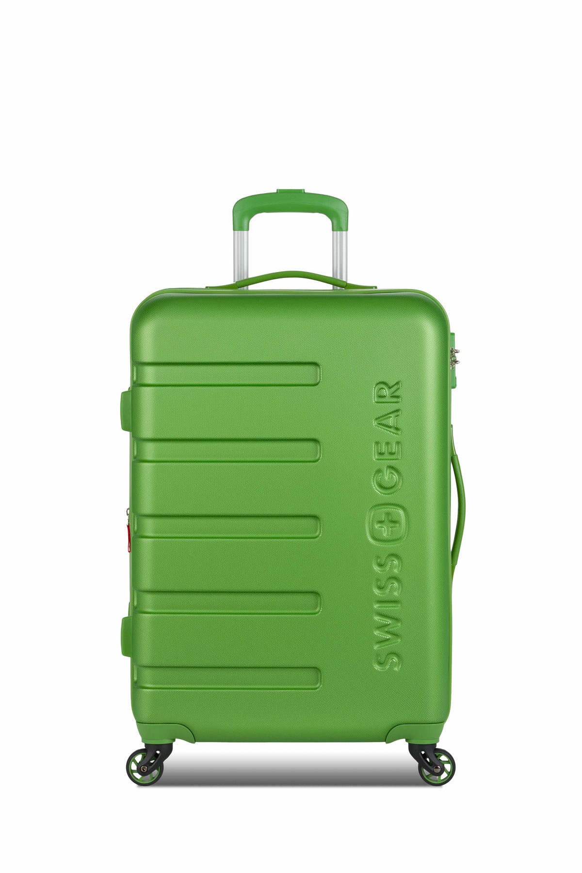 SWISSGEAR Signature Medium Checked Spinner - Lime Green - 03