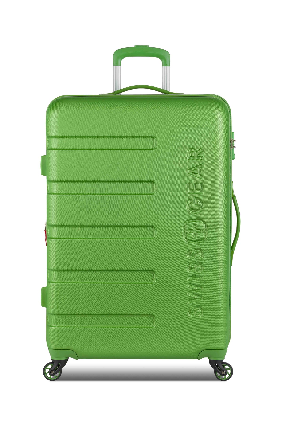 SWISSGEAR Signature Large Checked Spinner - Lime Green - 03