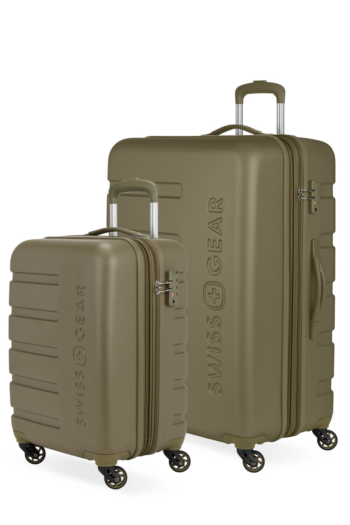 SWISSGEAR Signature 2-Piece Spinner Set - Olive Branch Green - 01