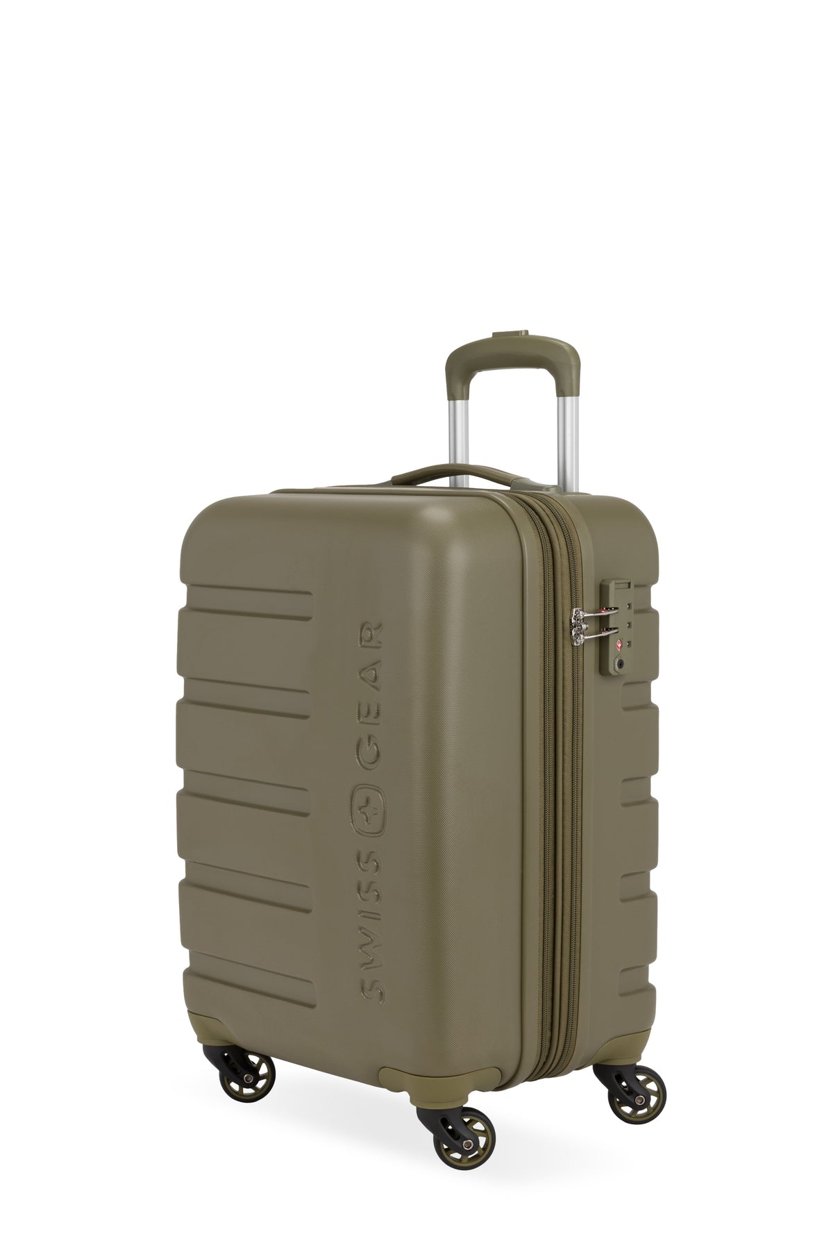 SWISSGEAR Signature Carry-On Spinner - Olive Branch Green - 01