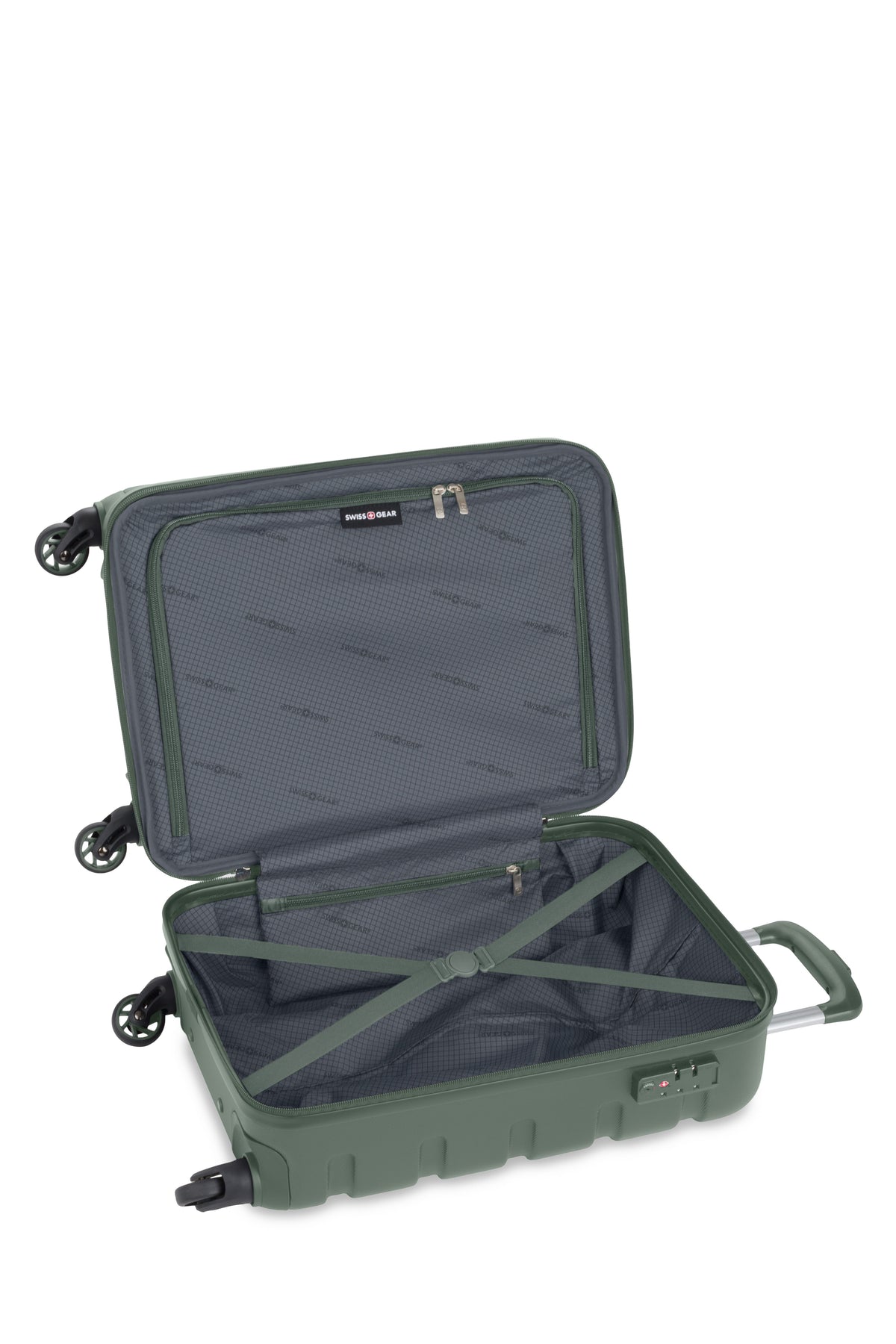 SWISSGEAR Signature Carry-On Spinner - Olive Green - 04