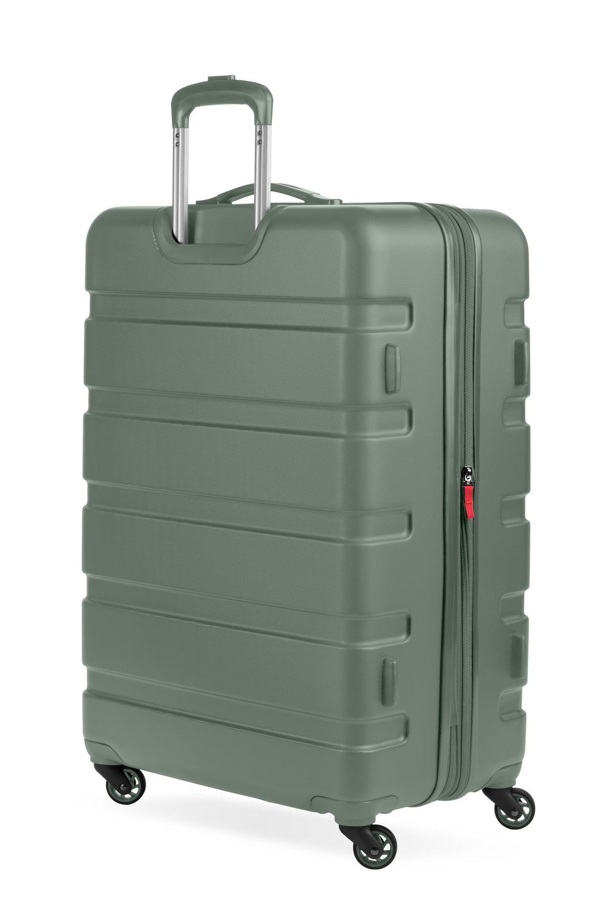SWISSGEAR Signature Large Checked Spinner - Olive Green - 02