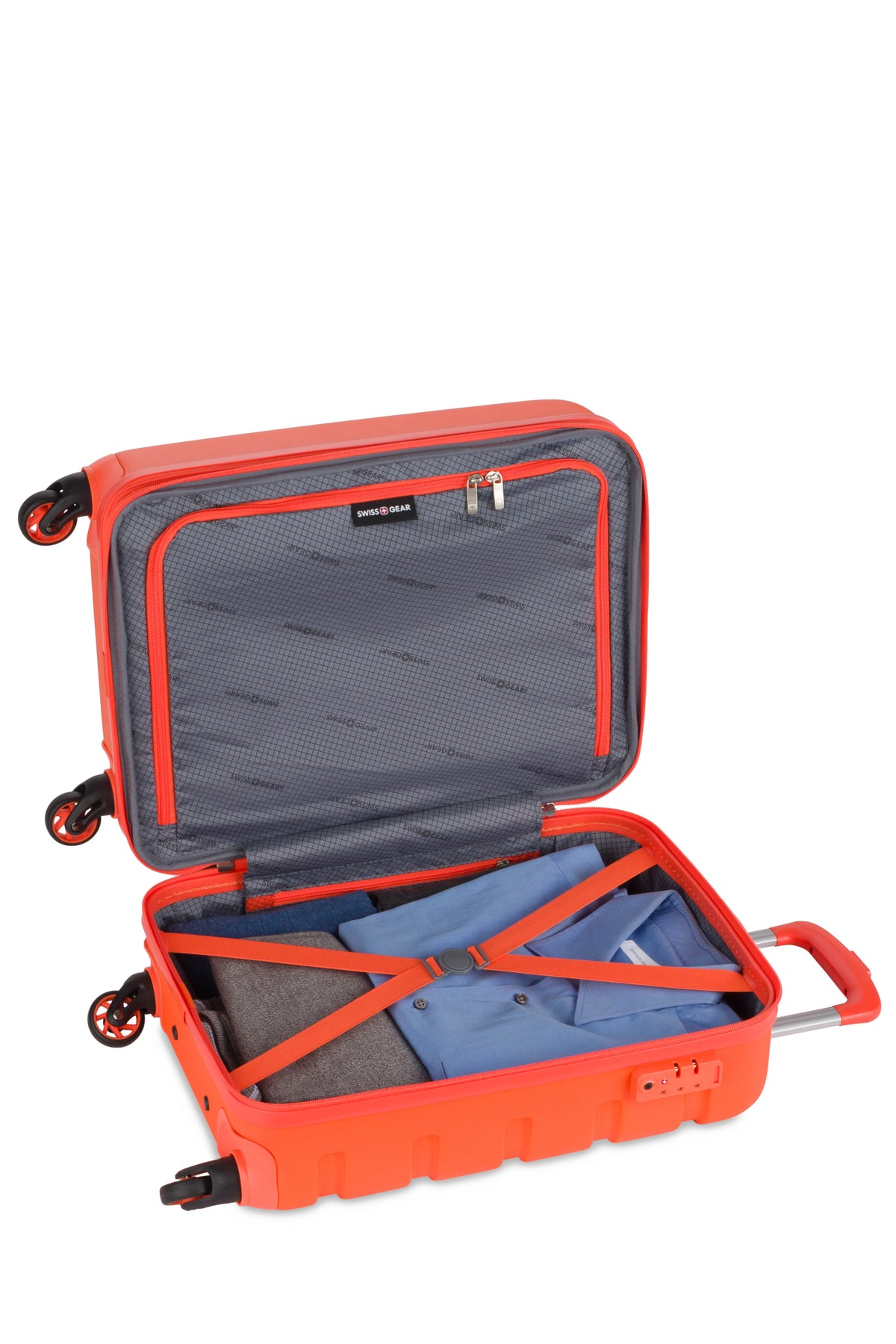 SWISSGEAR Signature Carry-On Spinner - Orange - 05