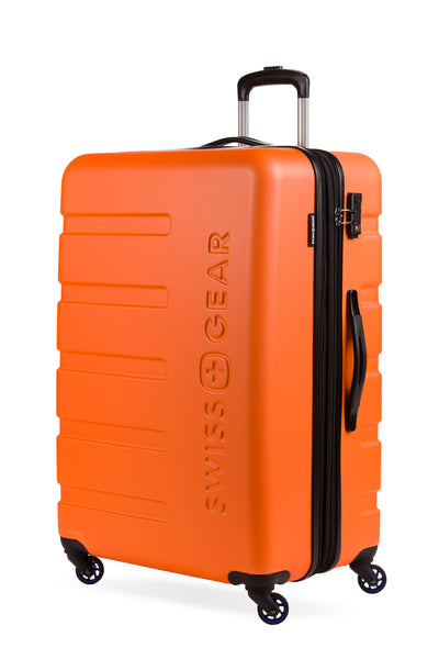SWISSGEAR Signature Large Checked Spinner in Orange
