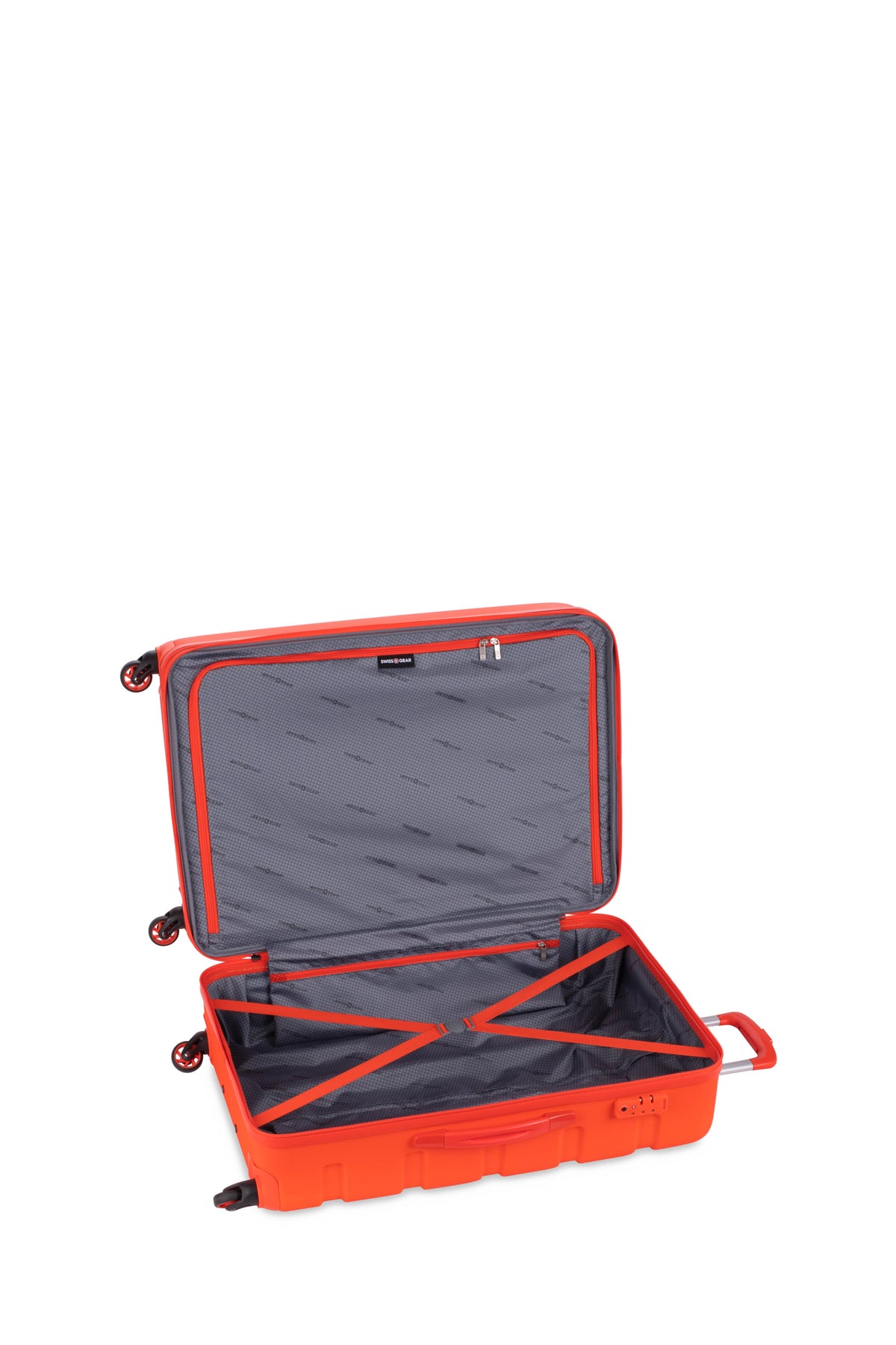 SWISSGEAR Signature Large Checked Spinner - Orange - 04