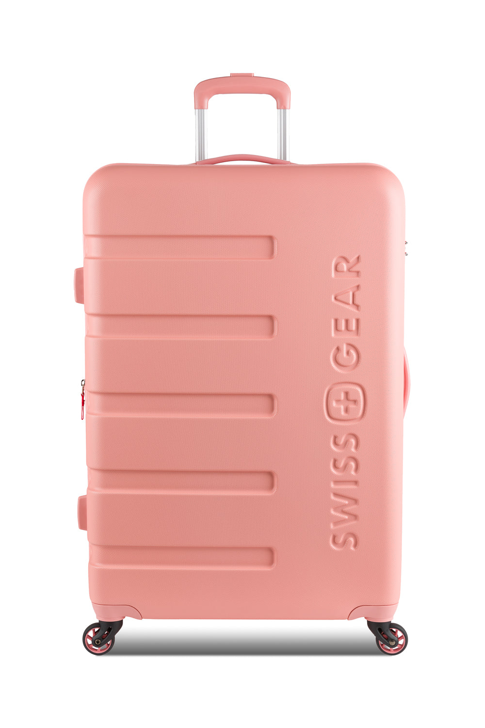 SWISSGEAR Signature Large Checked Spinner - Coral - 03