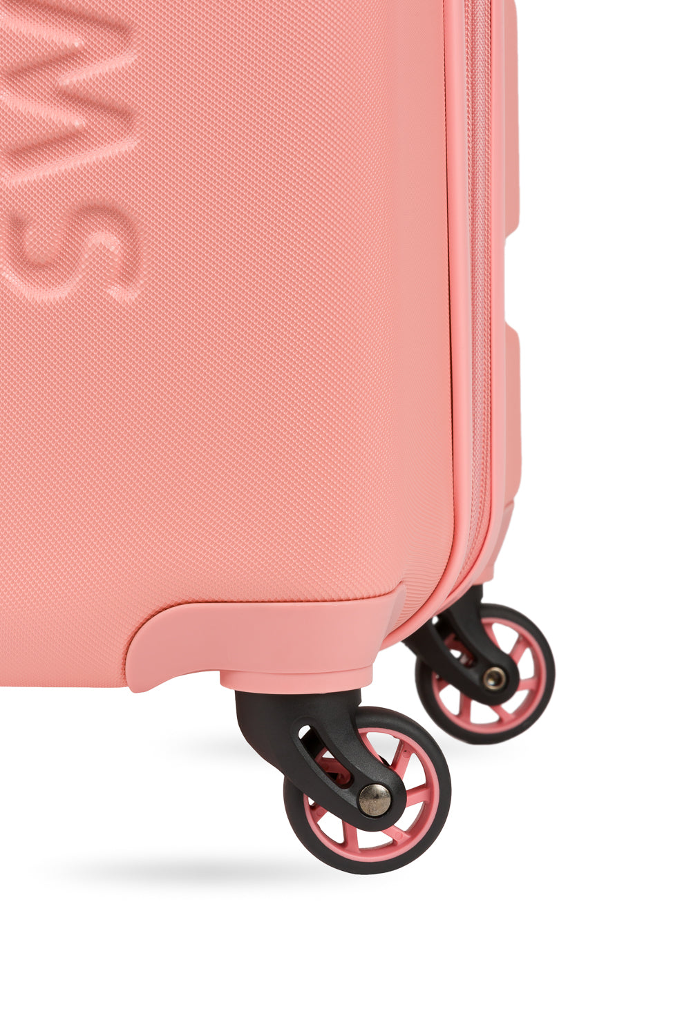 SWISSGEAR Signature Large Checked Spinner - Coral - 09
